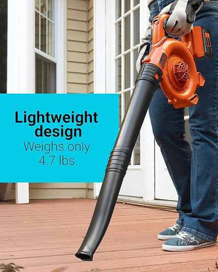 BLACK+DECKER 40V MAX* Cordless Hard-Surface Sweeper with POWERCOMMAND, Tool Only (LSW36) - LeafyLoom