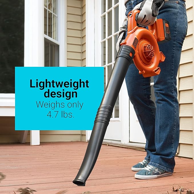 BLACK+DECKER 40V MAX* Cordless Hard-Surface Sweeper with POWERCOMMAND, Tool Only (LSW36) - LeafyLoom