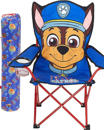 Idea Nuova Kids Indoor-Outdoor Folding Camp Chair, Paw Patrol - LeafyLoom