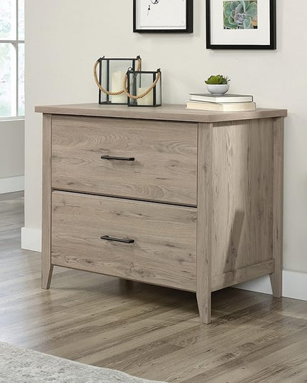Sauder Summit Station 2-Drawer Lateral File Cabinet, L: 33.86" x W: 20.87" x H: 29.02", Laurel Oak - LeafyLoom