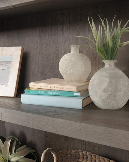 Sauder Miscellaneous Storage 5-Shelf Bookcase/Book Shelf, Mystic Oak Finish - LeafyLoom
