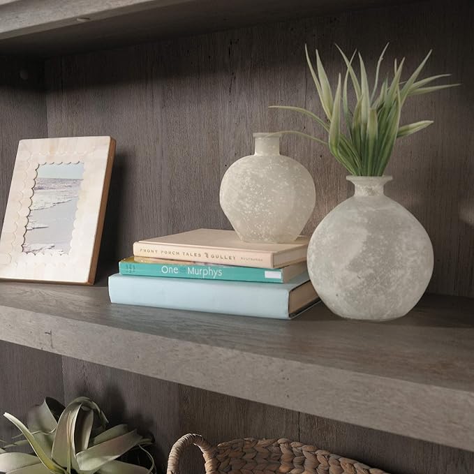 Sauder Miscellaneous Storage 5-Shelf Bookcase/Book Shelf, Mystic Oak Finish - LeafyLoom