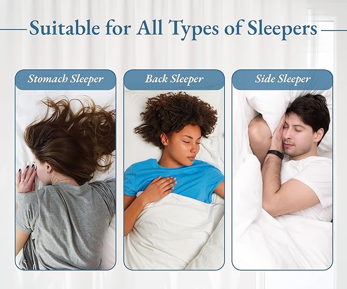 California Design Den Luxury Queen Size Pillow - Adjustable Loft Memory Foam - Soft Down Alternative - Cooling Luxury Hotel Pillows for Back, Stomach or Side Sleepers - Medium Soft, CertiPUR-US - LeafyLoom