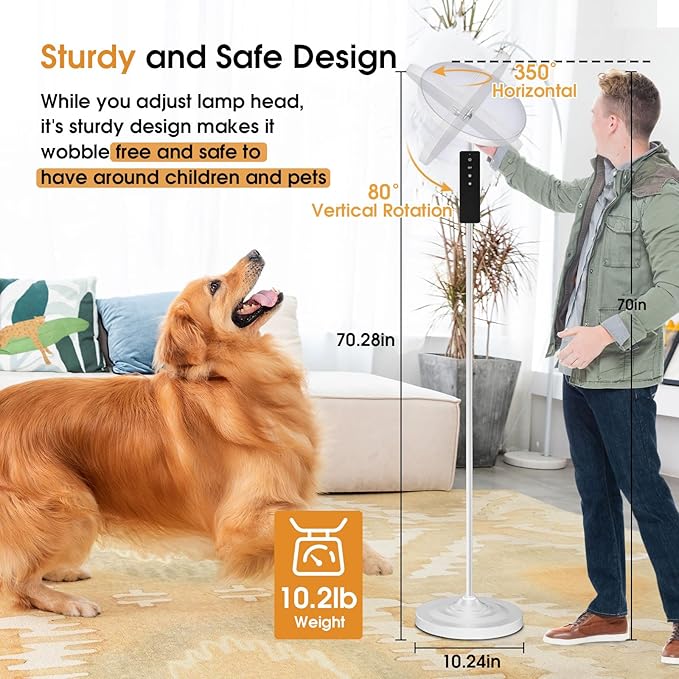 Floor Lamp, 36W/3600LM Bright Floor Lamp with Remote Control, RGB Color Changing Torchiere Floor Lamp, Stepless Adjust Color Temperatures & Brightness for Bedroom and Play Room - LeafyLoom