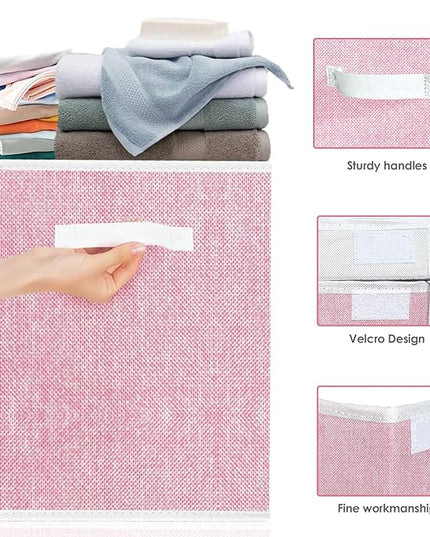 homyfort Large Toy Box Chest for Girls, Kids Toy Bin Storage Organizer with Lid for Babies,Toddlers,Nursery,Playroom (Pink) - LeafyLoom