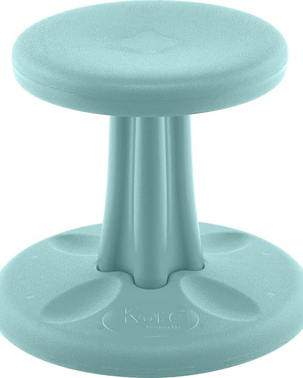 Kore Kids Preschool Wobble Chair - Flexible Seating Stool for Classroom, Preschool, Kindergarten & Elementary School - Age 4-5 yrs, Teal (12in) - LeafyLoom