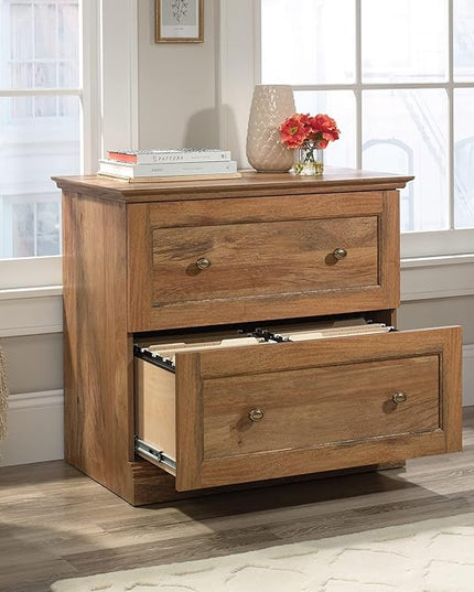 Sauder Barrister Lane Lateral File, L: 32.36" x W: 19.53" x H: 29.76", Sindoori Mango Finish - LeafyLoom