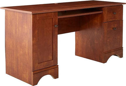 Sauder Computer Desk, Brushed Maple finish - LeafyLoom