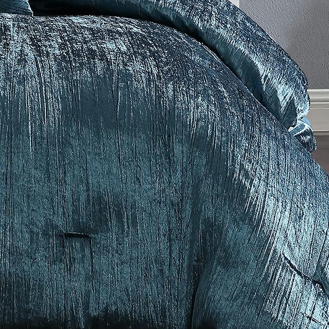Riverbrook Home Turin Comforter Set, King, Blue, 7 Piece Set - LeafyLoom