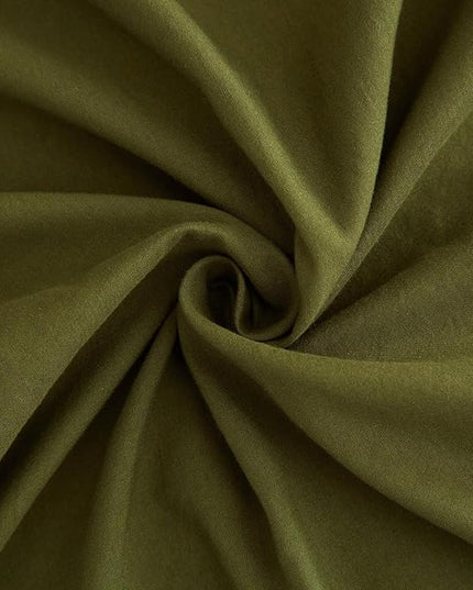 Olive Green Twin Sheets Set 3 Piece Cooling Bed Sheets,Hotel Luxury Fitted Sheet Set for Twin Size Bed,Super Soft Sheet Deep Pocket 16 Inch,Wrinkle & Shrink Resistant,Twin Sheets,Green Bed Sheets - LeafyLoom