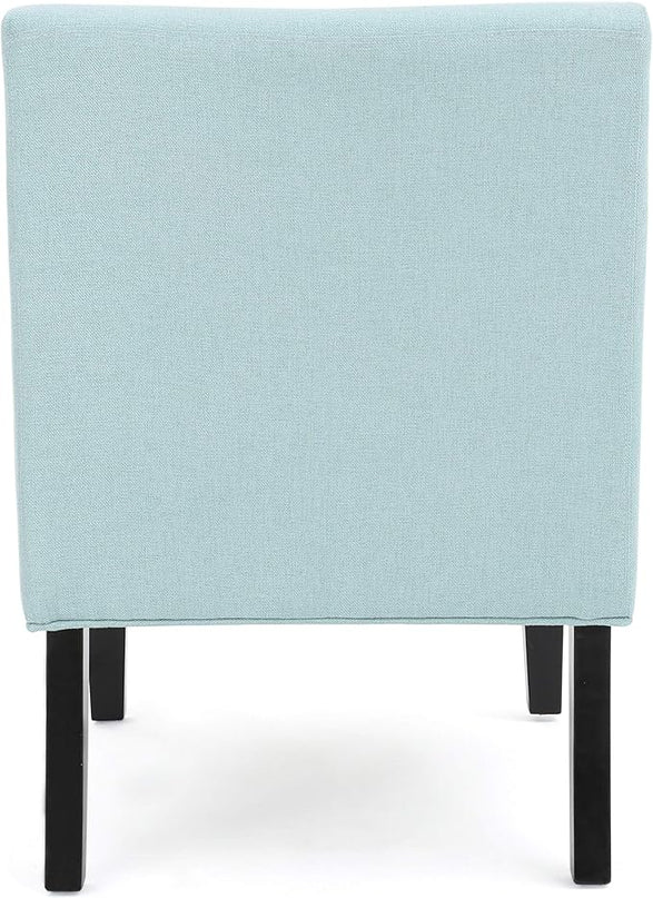 Christopher Knight Home Kassi Fabric Accent Chair, Light Blue - LeafyLoom