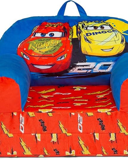 Delta Children Cozee Buddy Flip-Out Kids Chair, Cars - LeafyLoom