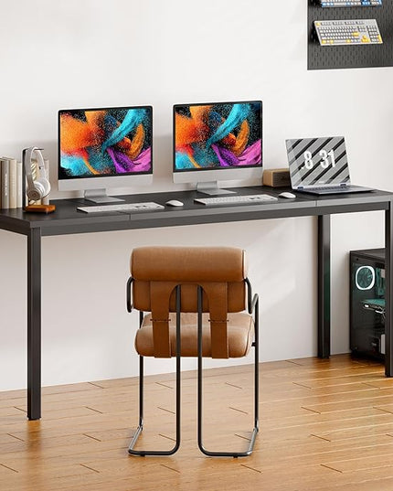Need Large Computer Desk 70.8 x 23.6 inches Conference Table Large Office Desk Writing Table Workstation for Home Office,Black 10FJGSAC3-180BK-60-ND - LeafyLoom