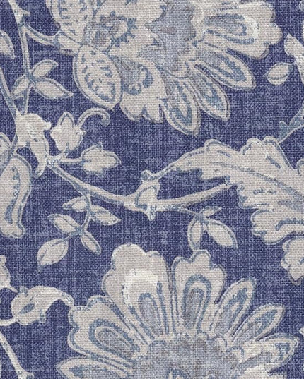 HomePop Classic Parsons Dining Chairs, Pack of 2, Blue Floral Print - LeafyLoom