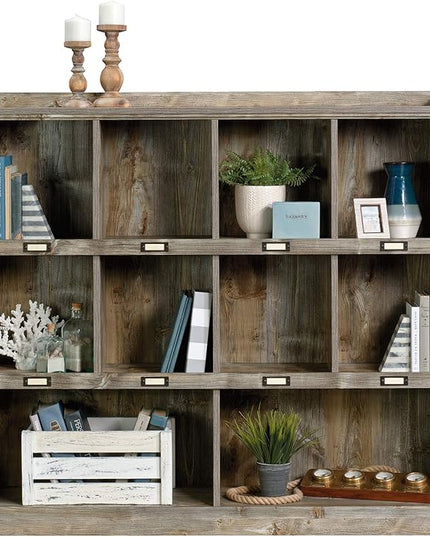 Sauder Granite Trace Bookcase/ Book Shelf, Rustic Cedar finish - LeafyLoom