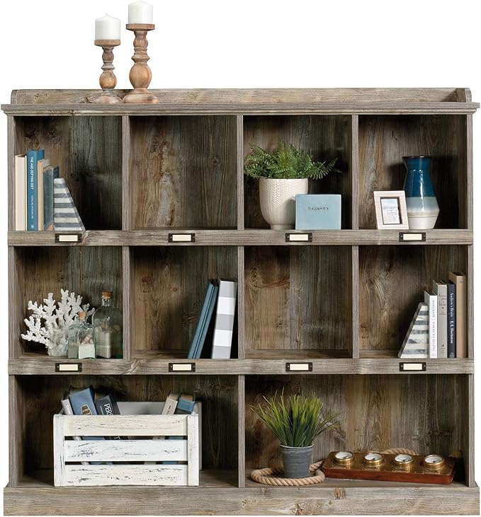 Sauder Granite Trace Bookcase/ Book Shelf, Rustic Cedar finish - LeafyLoom