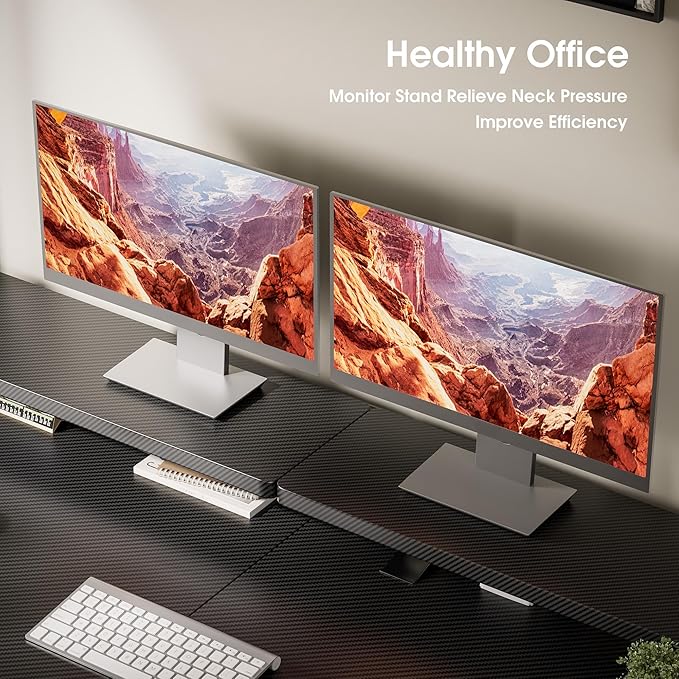 Electric Standing Desk with Monitor Shelf, 55 x 24 Inches Height Adjustable Corner Table, Computer Workstation with Cup Holder and Hook for Home Office, Black, 55x24 Inch - LeafyLoom