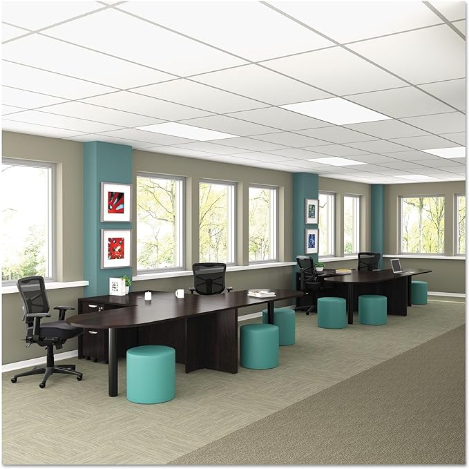 Alera ALEEL42ME10B Elusion Series Mesh Mid-Back Multifunction Chair - Black - LeafyLoom