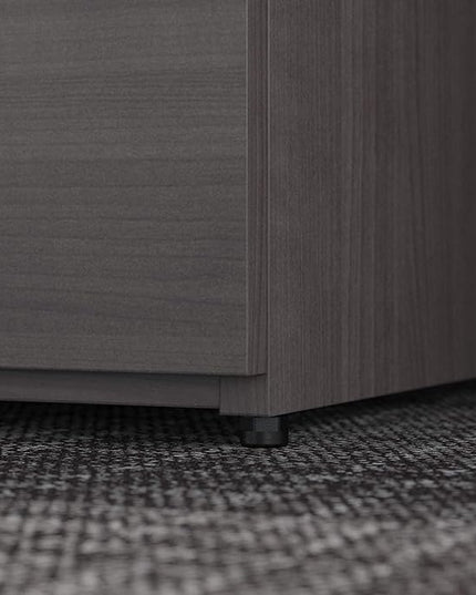 Bush Business Furniture Office 500 2 Drawer File Cabinet, 16W, Storm Gray - LeafyLoom