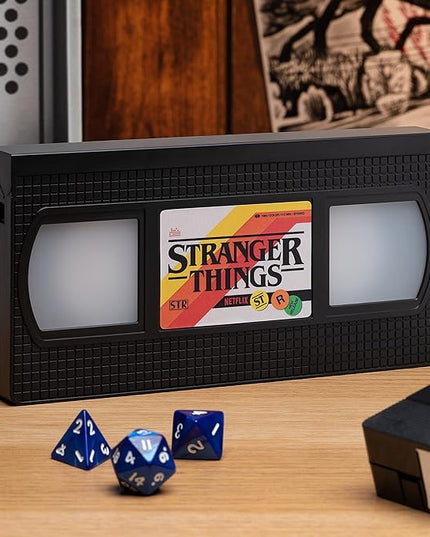 Paladone Stranger Things VHS Logo Light, Officially Licensed Merchandise - LeafyLoom