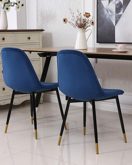 NicBex Haerin-SD-00349-LWJ Dining Chairs, 22.3"x17.3"x33.3", Blue - LeafyLoom