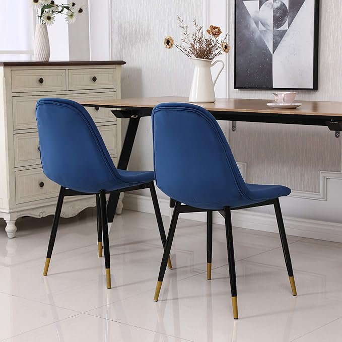 NicBex Haerin-SD-00349-LWJ Dining Chairs, 22.3"x17.3"x33.3", Blue - LeafyLoom