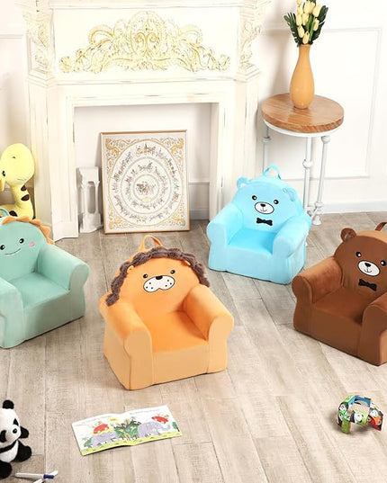 Cuddly Toddler First Chair, Premium Character Chair, Little Lion, 18 month up to 3 Years - LeafyLoom