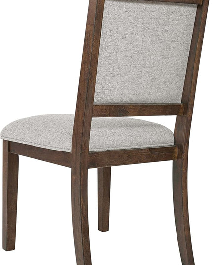 HomePop Classic Parsons Dining Chairs, Neutral Textured Solid (Set of 2) - LeafyLoom