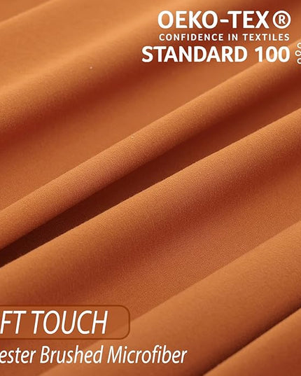 Twin Sheet Set - 3 Piece Soft Breathable Bed Sheets for Twin Size Bed, Extra Deep Pocket Lxuury Brushed Sheets, Cooling Hotel Bedding Sheets and Pillowcases, Wrinkle Free Oeko-Tex Sheets - LeafyLoom