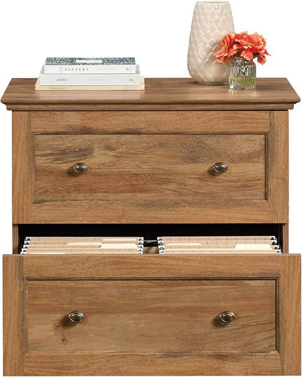 Sauder Barrister Lane Lateral File, L: 32.36" x W: 19.53" x H: 29.76", Sindoori Mango Finish - LeafyLoom