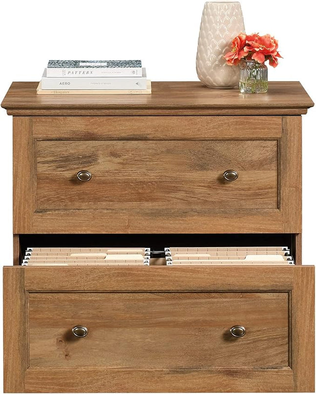 Sauder Barrister Lane Lateral File, L: 32.36" x W: 19.53" x H: 29.76", Sindoori Mango Finish - LeafyLoom
