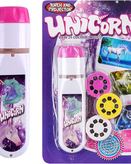 Georgie Porgy Children Projector Toys Educational Science Set Wall Ceiling Tent Torch Flashlight for Kids Gifts for Boys Girls (Unicorn) - LeafyLoom