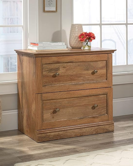 Sauder Barrister Lane Lateral File, L: 32.36" x W: 19.53" x H: 29.76", Sindoori Mango Finish - LeafyLoom