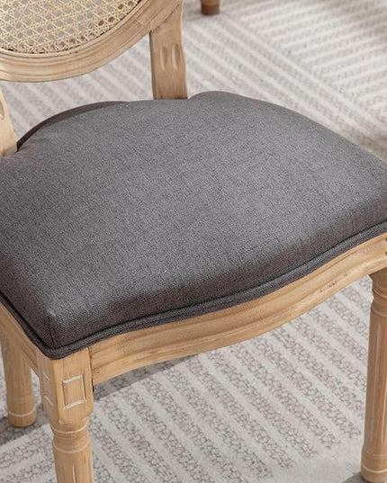 NicBex Haerin-SD-00125-LWJ Dining Chairs, 23"x19.3"x37.8", Gray - LeafyLoom