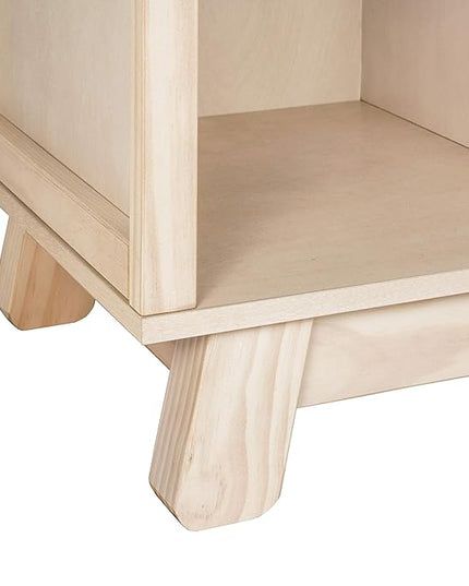 Babyletto Hudson Cubby Bookcase in Washed Natural - LeafyLoom