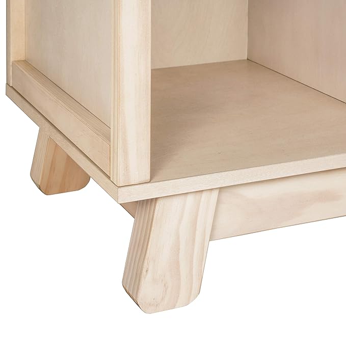 Babyletto Hudson Cubby Bookcase in Washed Natural - LeafyLoom