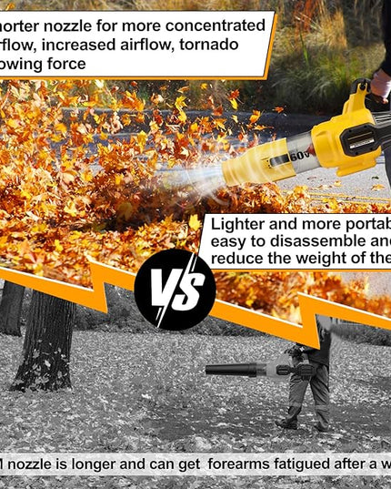 Leaf Blower Nozzle for Dewalt 60V MAX Leaf Blower(DCBL772X1 DCBL772B DCMBA572N), Car Drying Nozzle for Dewalt 60V - Bare Nozzle 1 Pack - LeafyLoom