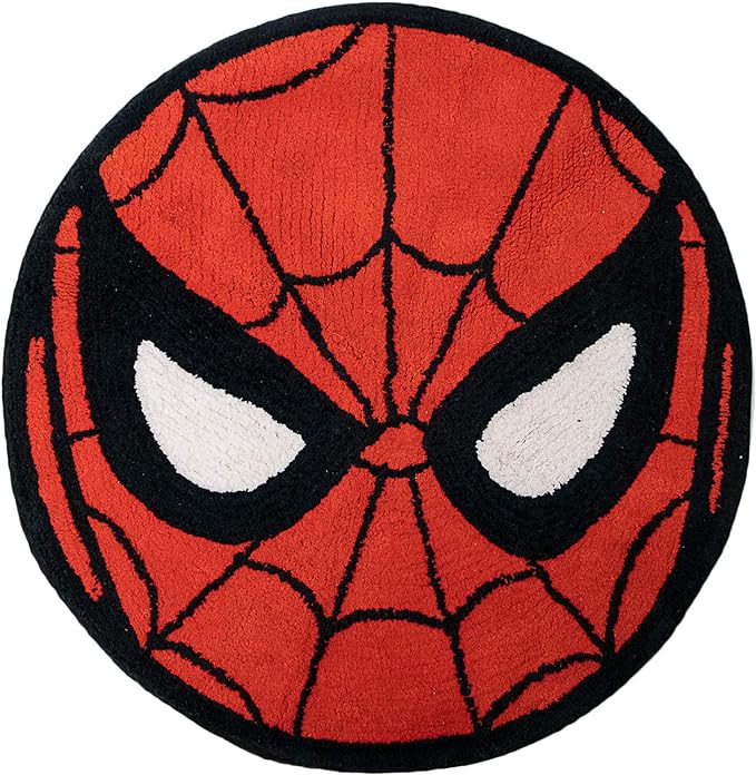 Jay Franco Marvel Comics Avengers Blast Tufted Cotton Bath Rug, Kids Bath Features Spiderman (Official Marvel Product) - LeafyLoom