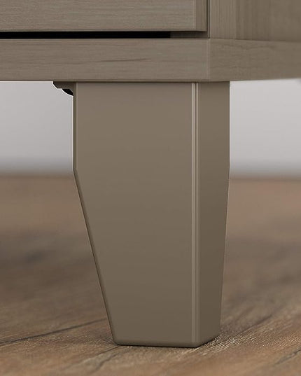 Bush Furniture Somerset 72W Office Desk with Drawers in Ash Gray - LeafyLoom