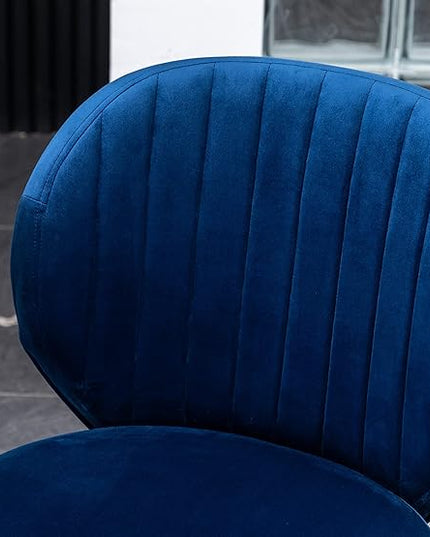 Roundhill Furniture Amoa Dining Chair, Set of 2, Blue - LeafyLoom