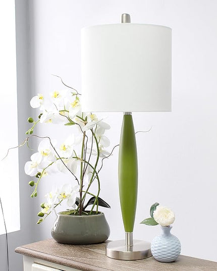 Elegant Designs LT3308-GRN Needle Stick Table Lamp, Green - LeafyLoom