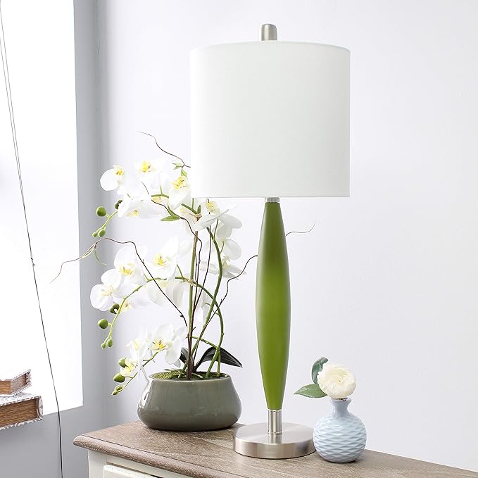 Elegant Designs LT3308-GRN Needle Stick Table Lamp, Green - LeafyLoom
