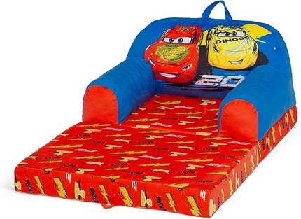 Delta Children Cozee Buddy Flip-Out Kids Chair, Cars - LeafyLoom