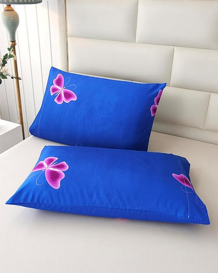 SDY 3PCS Butterfly Comforter Set Twin, Bed in a Bag Set Twin Quilt Set, Kawaii Comforter Purple Floral Bedding, Bedroom Decor Aesthetic for Girls, Kids, Toddler, Children, Teenage, Baby… - LeafyLoom