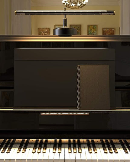 Cocoweb 19" Mahogany Bronze LED Directional Piano Desk Lamp - PLED101MBD (Mahogany Bronze) - LeafyLoom