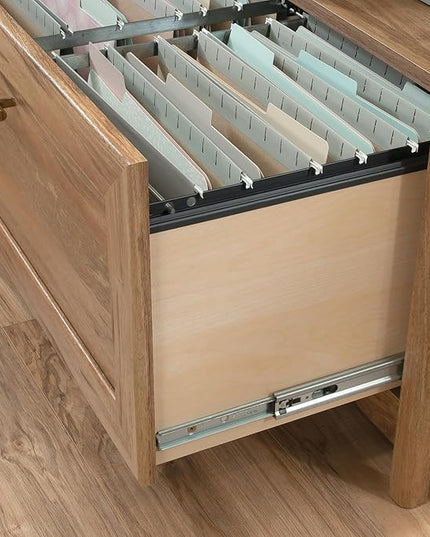 Sauder Coral Cape Lateral File, L: 32.21" x W: 19.45" x H: 30.00", Sindoori Mango Finish - LeafyLoom