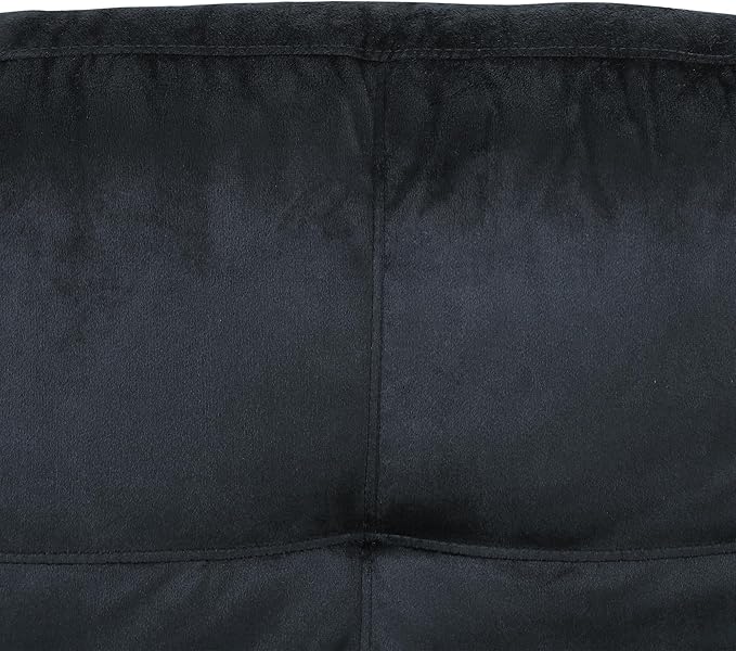 ROOMTEC 3 Piece L Shaped Sectional Sofa Set with Storage Ottoman, Right Facing Chaise Longue, Reversible Backrest w/ 2 Cup Holders, Lint Tufted Cushions, for Living Room, Dark Blue and Brown - LeafyLoom