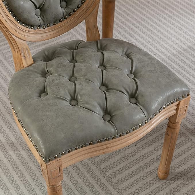 NicBex Haerin-SD-00120-LWJ Dining Chairs, 23"x19.1"x37.2", Olive Green - LeafyLoom