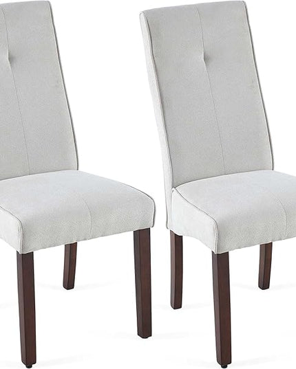 NicBex Haerin-SD-00131-LWJ Dining Chairs, 17"x18.5"x40.2", Beige - LeafyLoom
