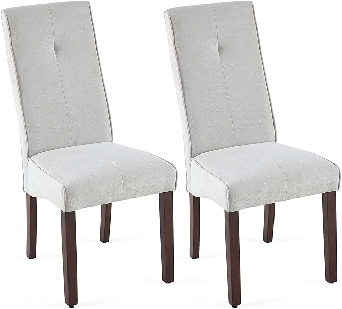 NicBex Haerin-SD-00131-LWJ Dining Chairs, 17"x18.5"x40.2", Beige - LeafyLoom
